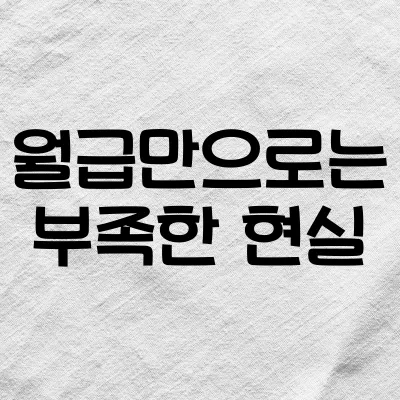 월급만으로 부자 되는 시대 끝났습니다 1 월급만으로 부자 되는 시대 끝났습니다
